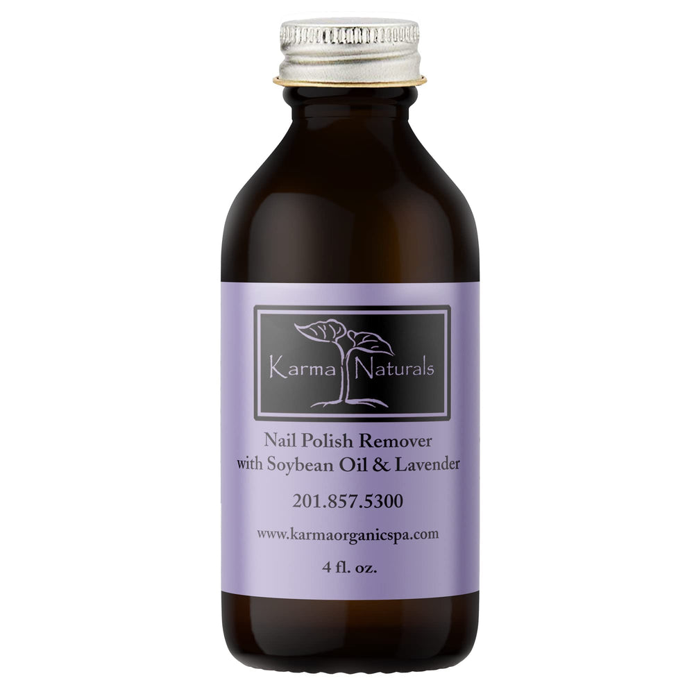 Karma Organic Dissolvant Ongles: huile de soja qui nourrit légèrement les cuticules.