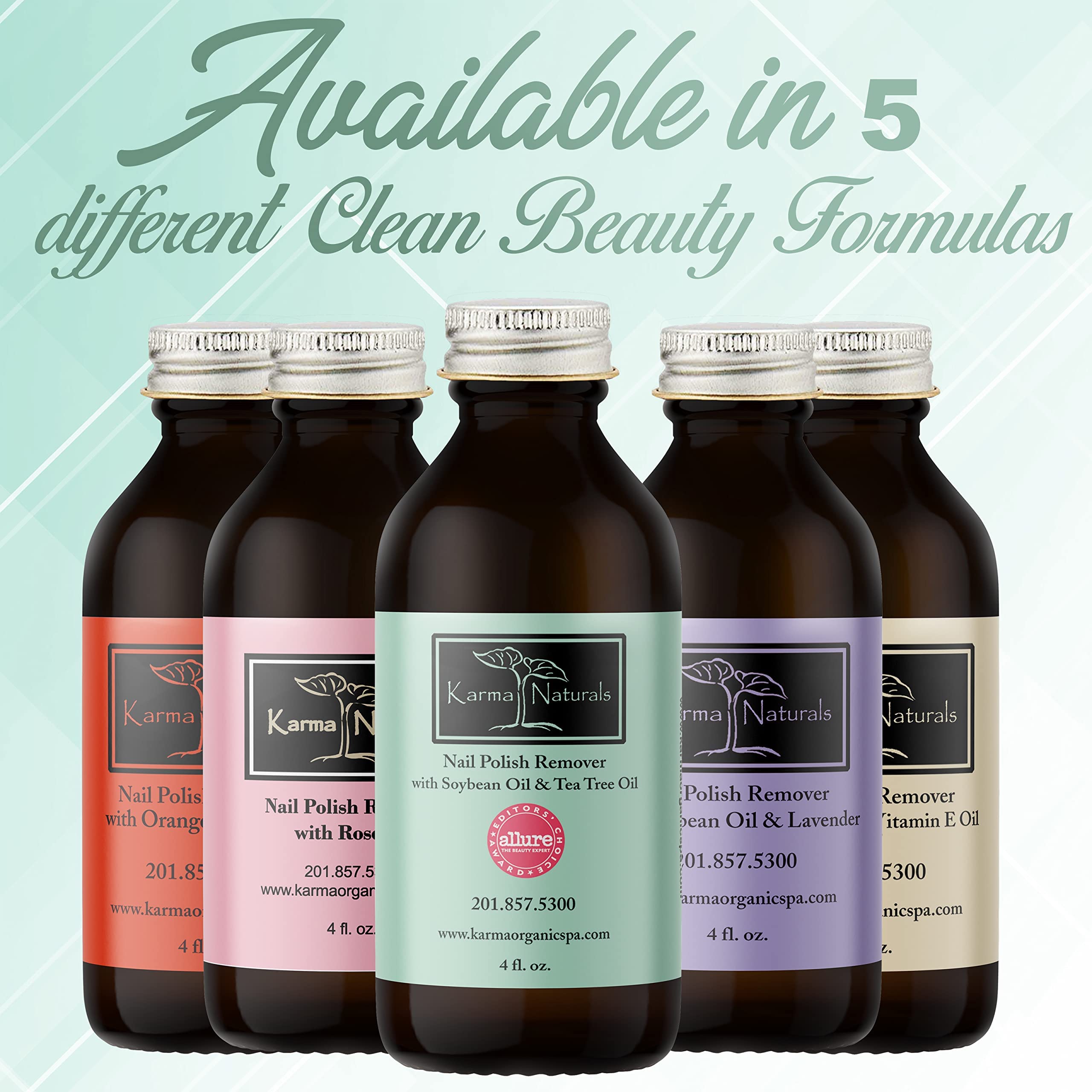 Dissolvant Karma Organic sur ongles propres, hydratation douce après usage.