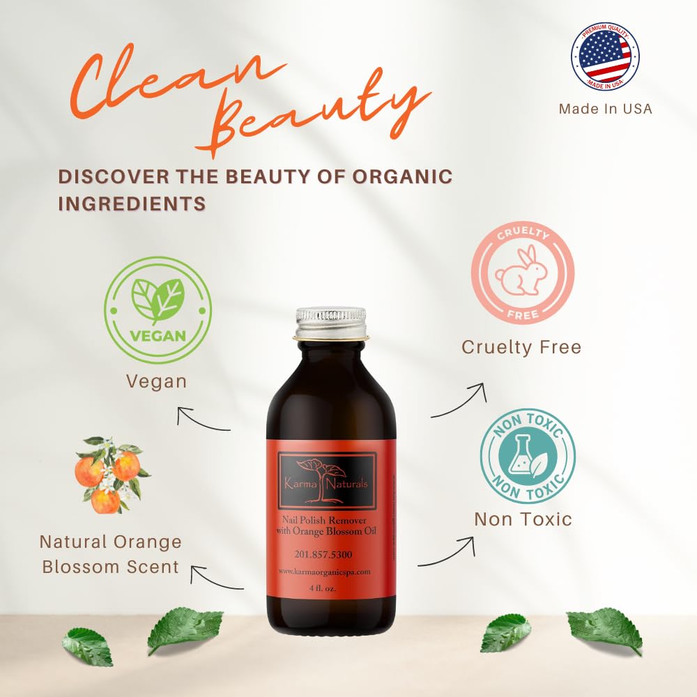 Dissolvant Karma Organic sans acétone, douceur sur cuticules et ongles