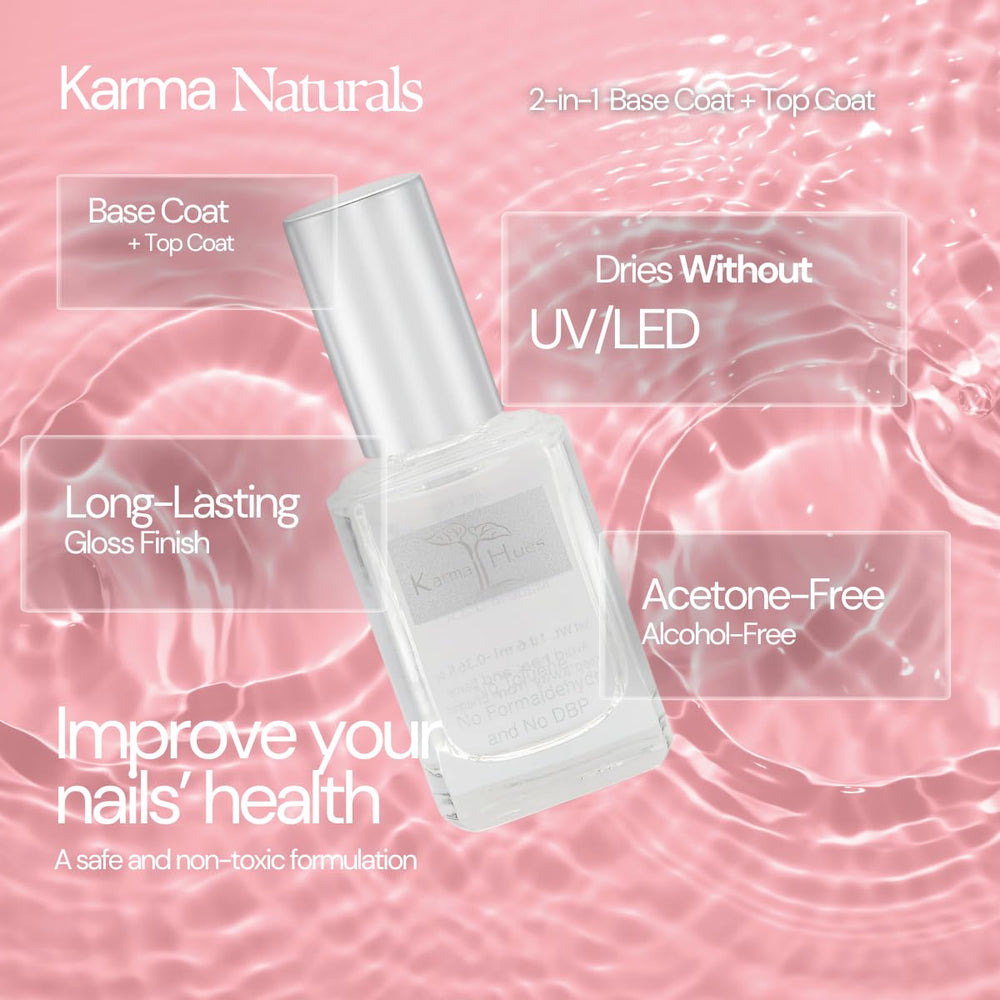 Karma Organic ingrédients naturels, soin nourrissant et fortifiant pour ongles.