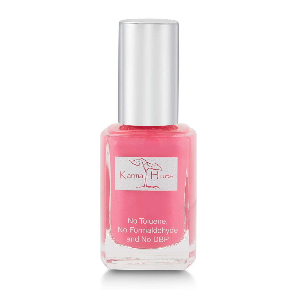 Vernis Karma Organic style plage, bouteille élégante, couleur naturelle et durable.