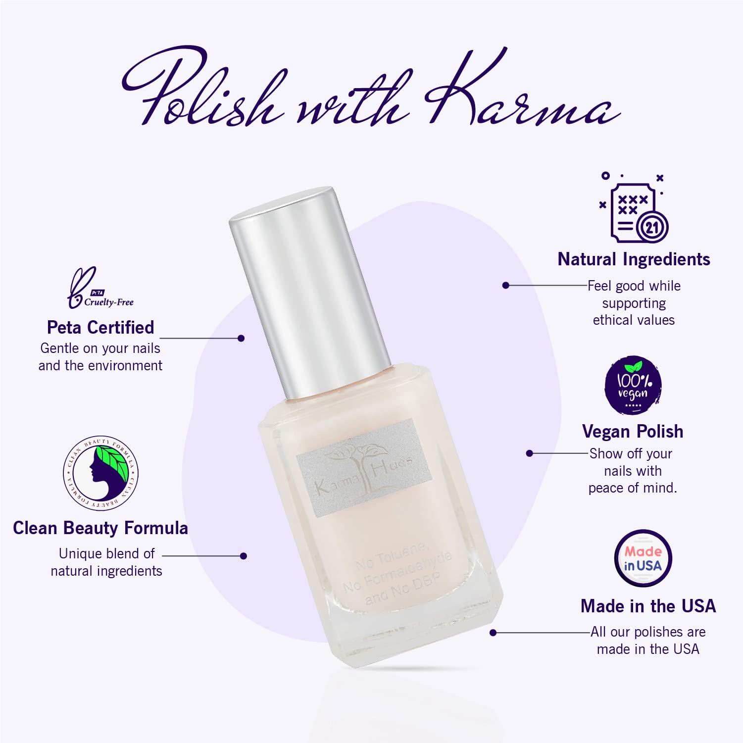 Pinceau Karma Organic Heavenly Haze pour une application homogène.