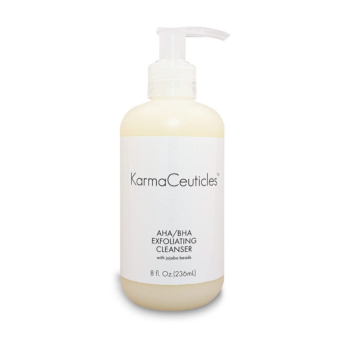 KarmaCeuticles: bouteille nettoyant exfoliant AHA/BHA pour peau rafraîchie