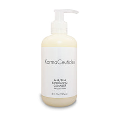 KarmaCeuticles: bouteille nettoyant exfoliant AHA/BHA pour peau rafraîchie