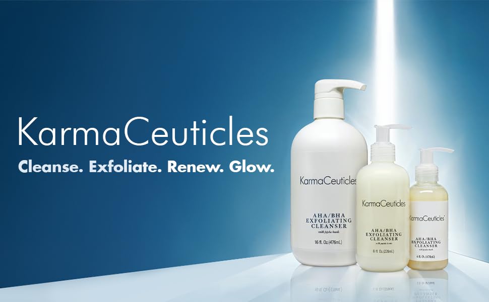 KarmaCeuticles: peau lumineuse après usage grâce à l exfoliation douce
