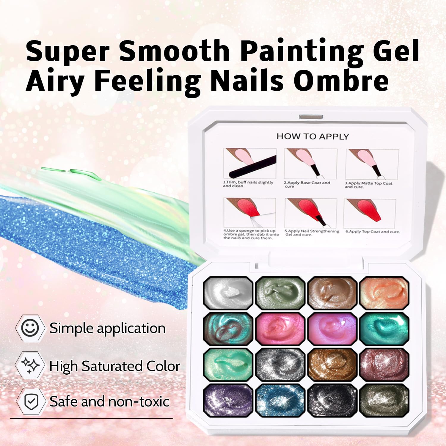 Karroy art ongles gradients pour designs créatifs