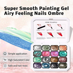 Karroy art ongles gradients pour designs créatifs