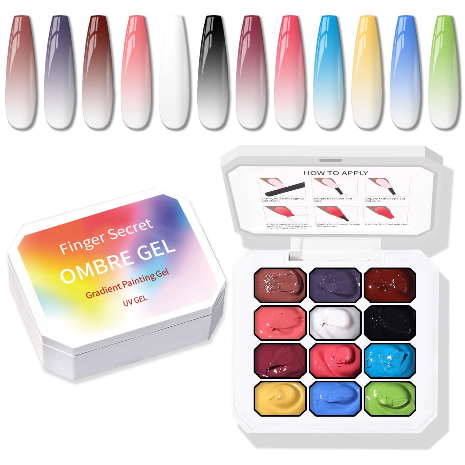 Karroy dessin-ombre ongle gel, motifs subtils et personnalisables.