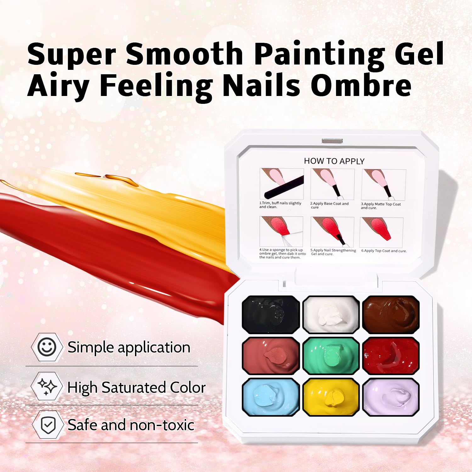 Karroy gel ongles: effet floraison aura pour un style distinctif