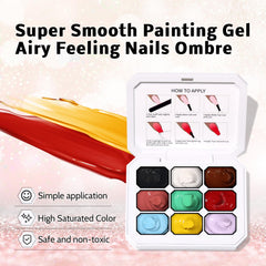 Karroy gel ongles: effet floraison aura pour un style distinctif