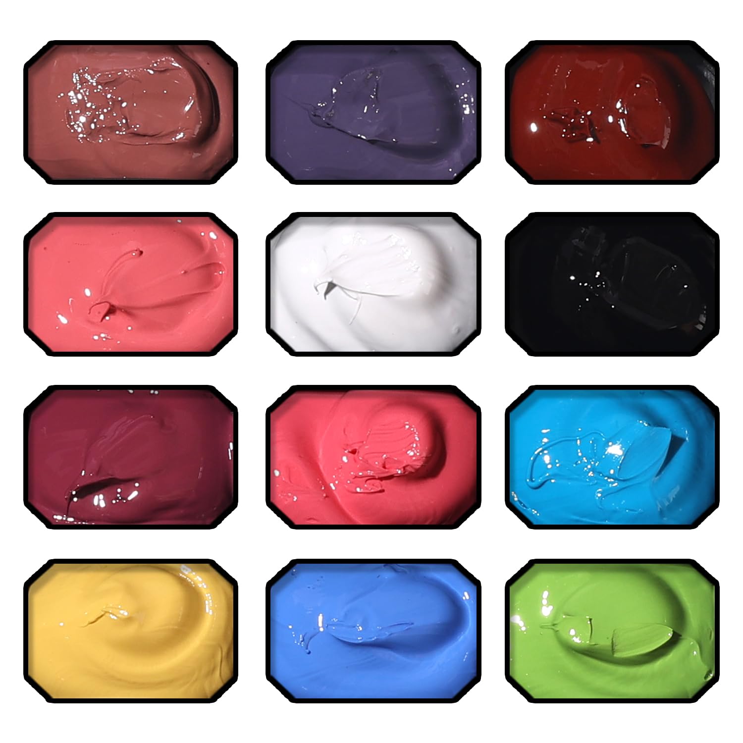 Karroy ensemble-teintes ombre, transitions fluides pour les ongles.