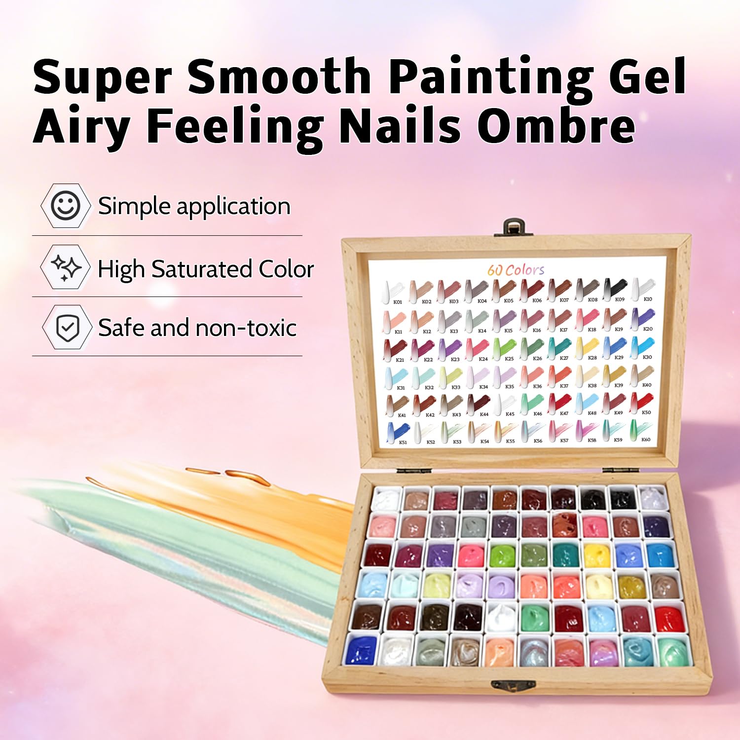 Gel solide Karroy crème: pigments riches pour une couverture homogène.