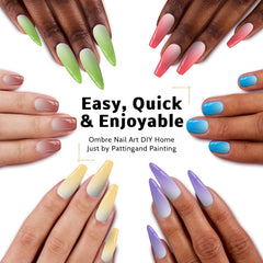 Gel solide Karroy palette 24 couleurs offre couleur vive et dégradé maîtrisé.