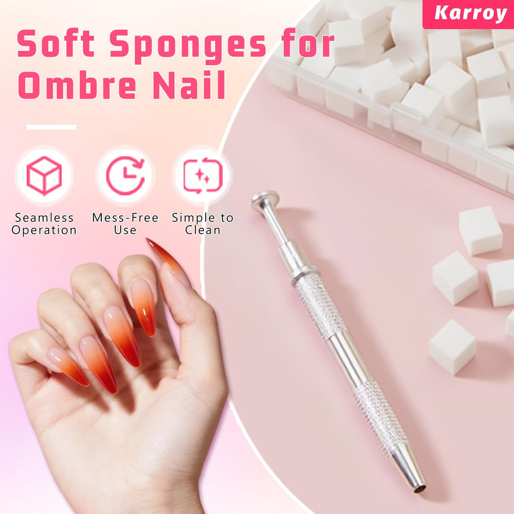 Karroy grabber-éponges-ongles: outil pratique pour saisir décorations.