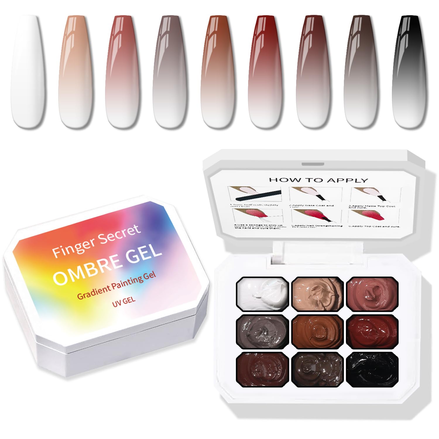 Karroy ombre ongles gel : dégradé élégant et durable