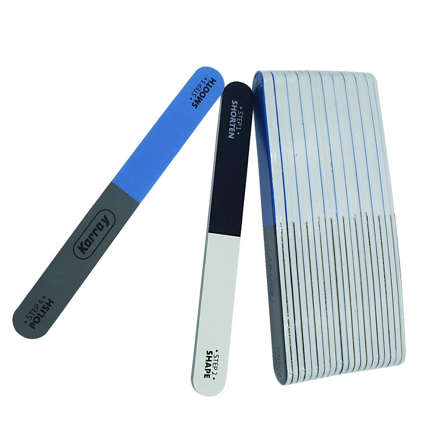 Karroy lime double-face 4 etapes pour raccourcir et façonner les ongles
