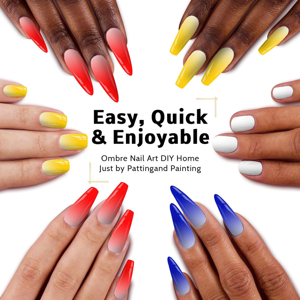 Palette Karroy gel ombre rouge, couleur intense et design audacieux.