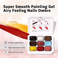 Pinceaux Karroy dédiés au nail art pour dessins nets et précis.