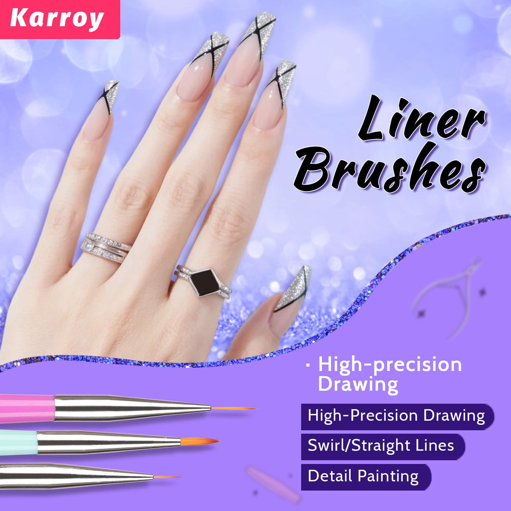 Karroy pointes dotting: trois tailles pour détails fins.