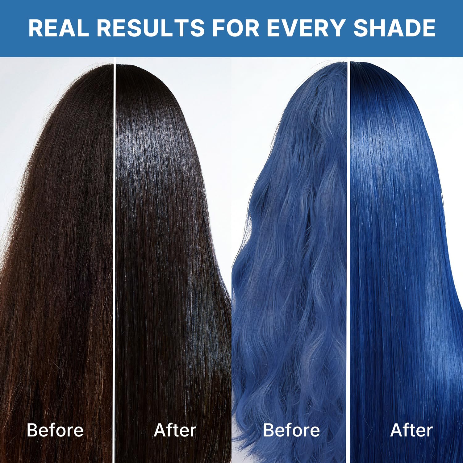 Karseell cheveux bleu reflets vibrants: mettre en valeur des reflets bleus éclatants.