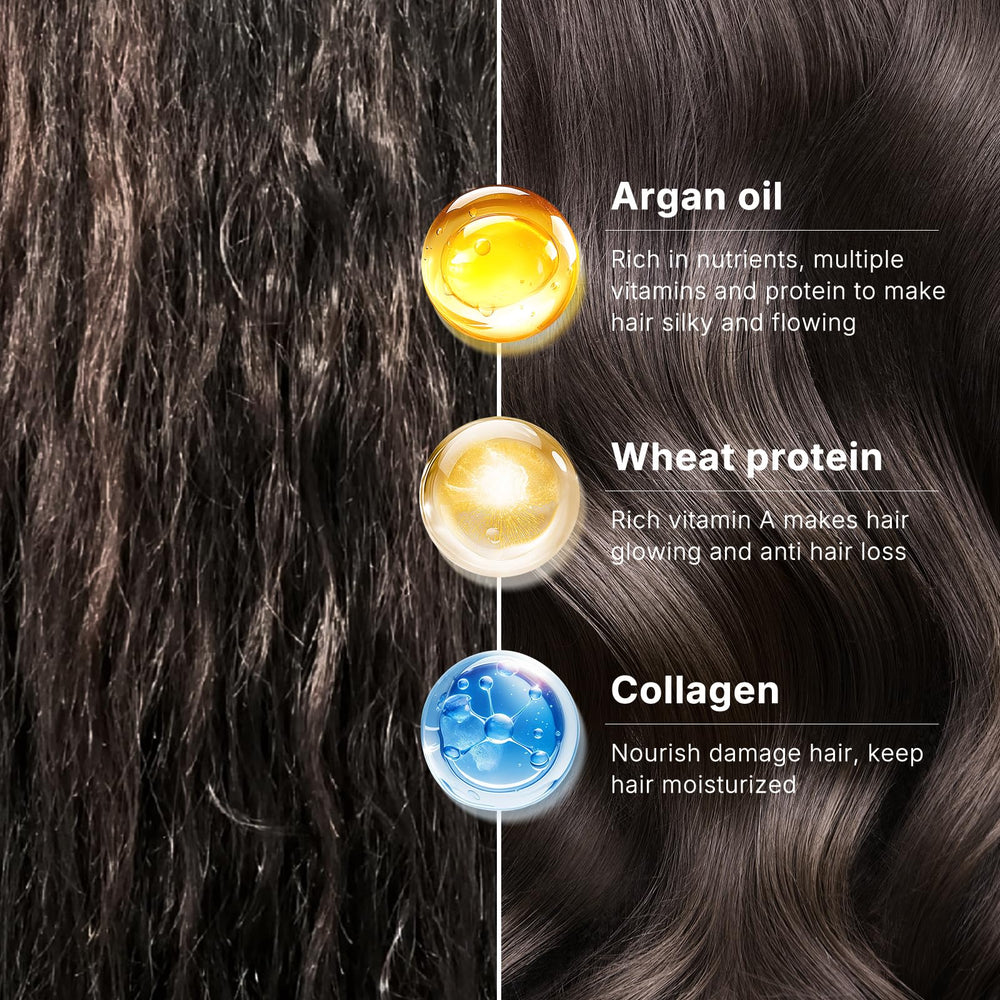 Karseell Hydratation Prolongée – cheveux plus souples et démêlés facilités.