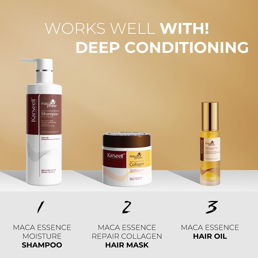 Karseell Coffret Soin Cheveux – coffret complet, moment de soin quotidien