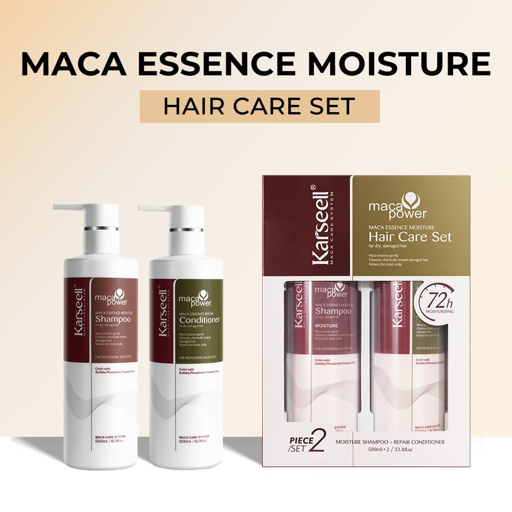 Après-shampoing collagène Karseell pour cheveux secs, démêlage et hydratation.