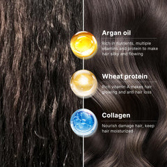 Karseell Huile Argan – flacon gros plan, absorption rapide et fini lumineux