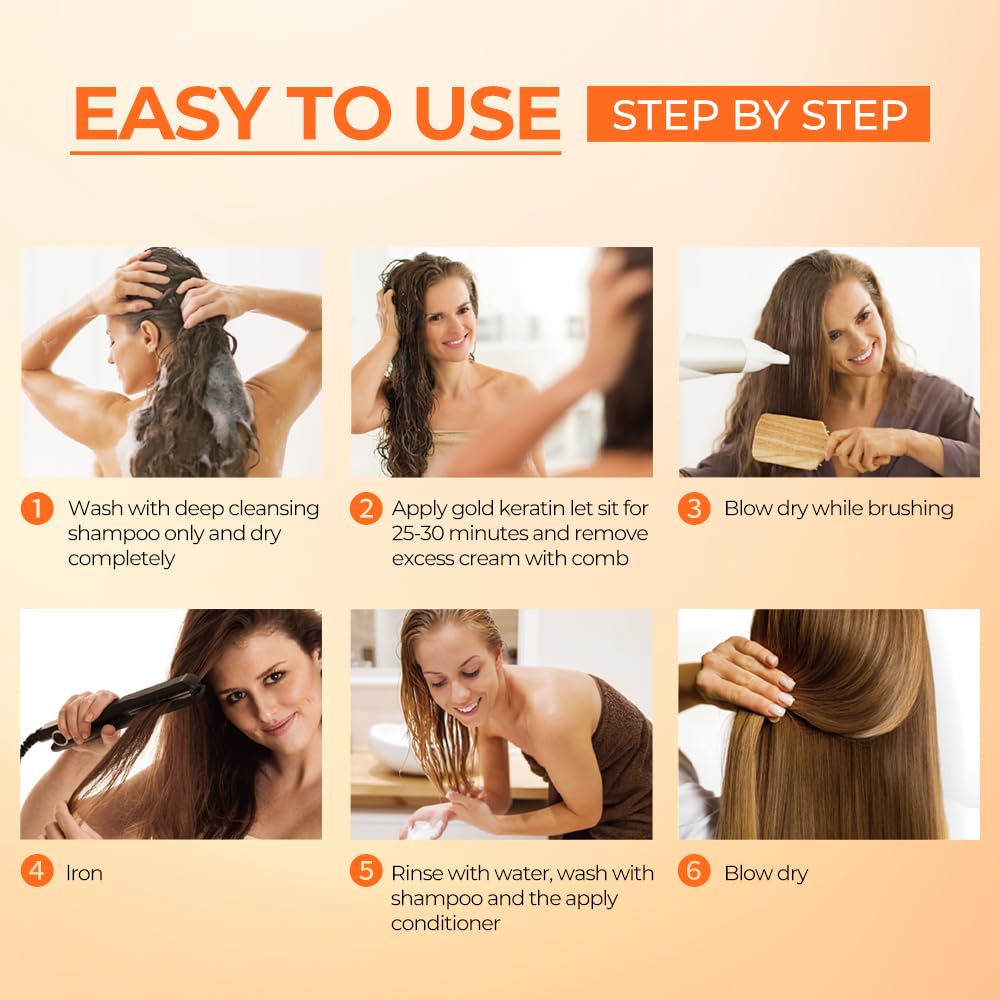 Karseell Maca Essence Repair Kit – résultat après lissage, cheveux plus lisses et brillants