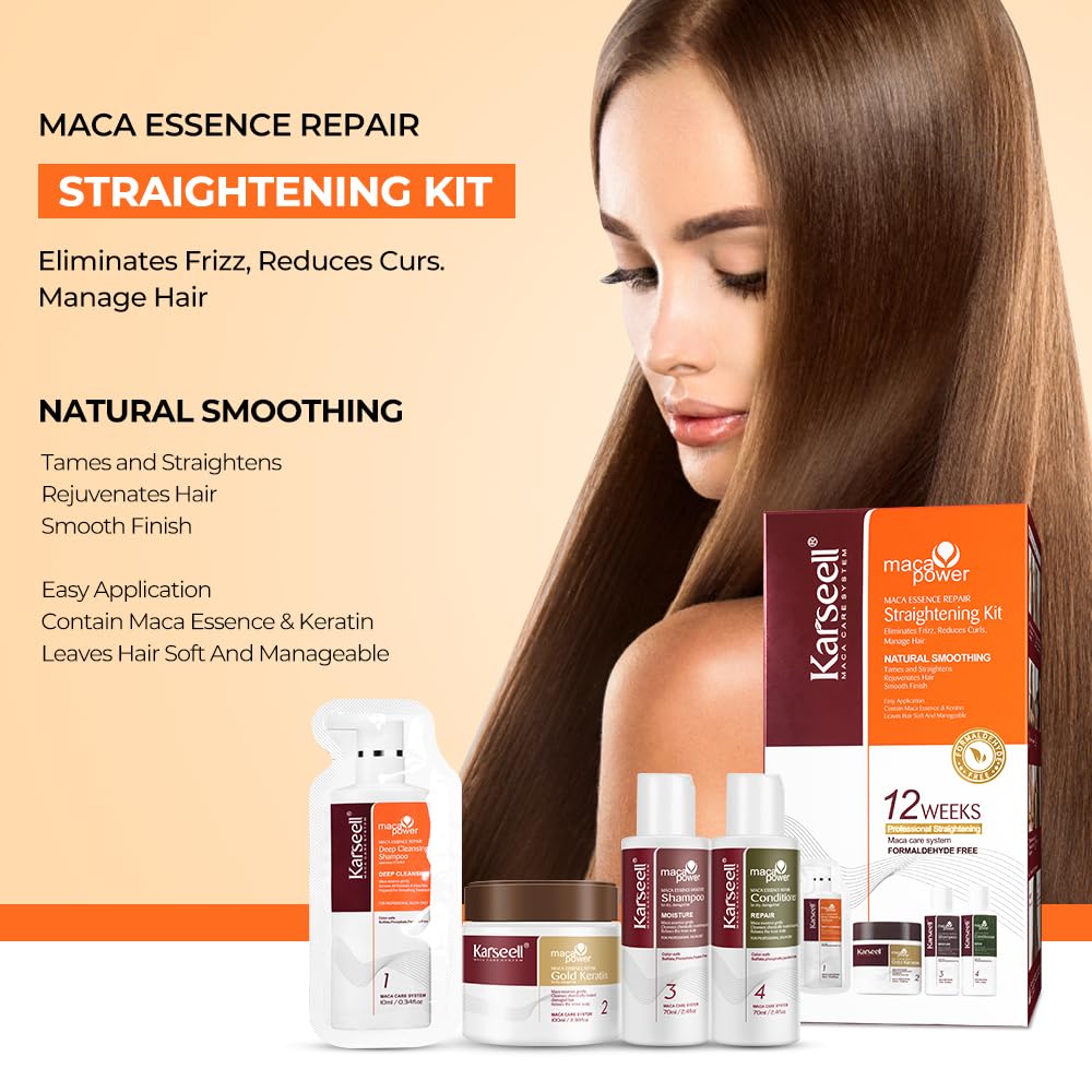 Karseell Maca Essence Repair Kit – shampoing soin pour cheveux propres et préparés