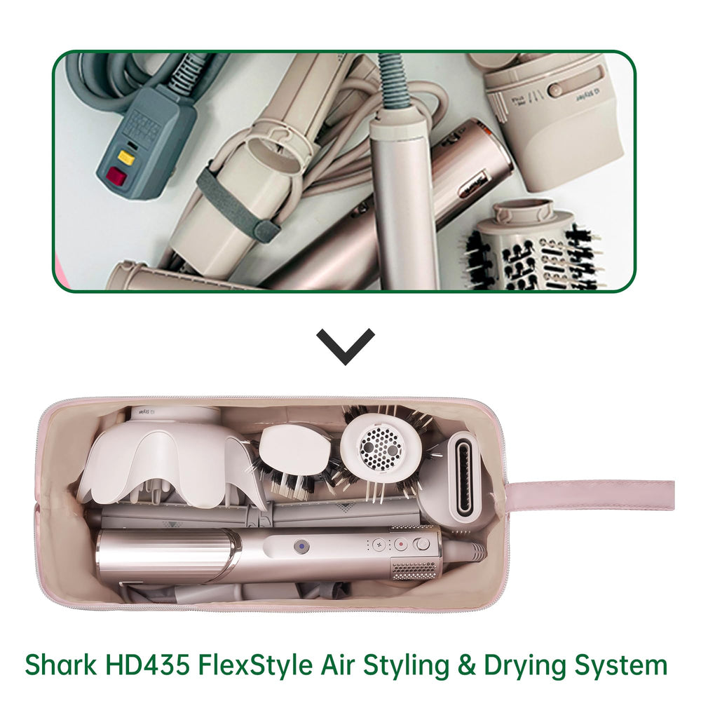 Compatibilité KarSyon avec Shark Flex Style, Dyson Airwrap et Revlon pour divers usages.
