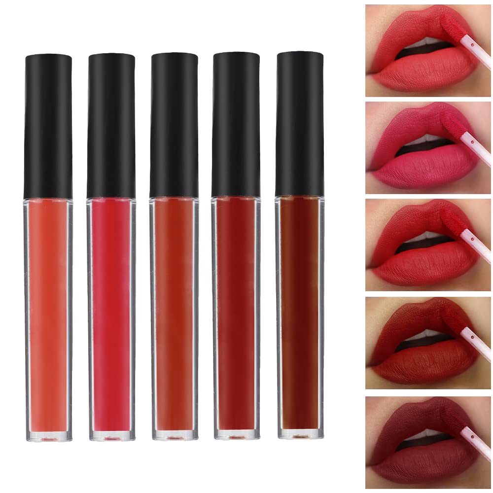 KARUIZI sets gloss lèvres 5 pcs, fini brillant et nourrissant
