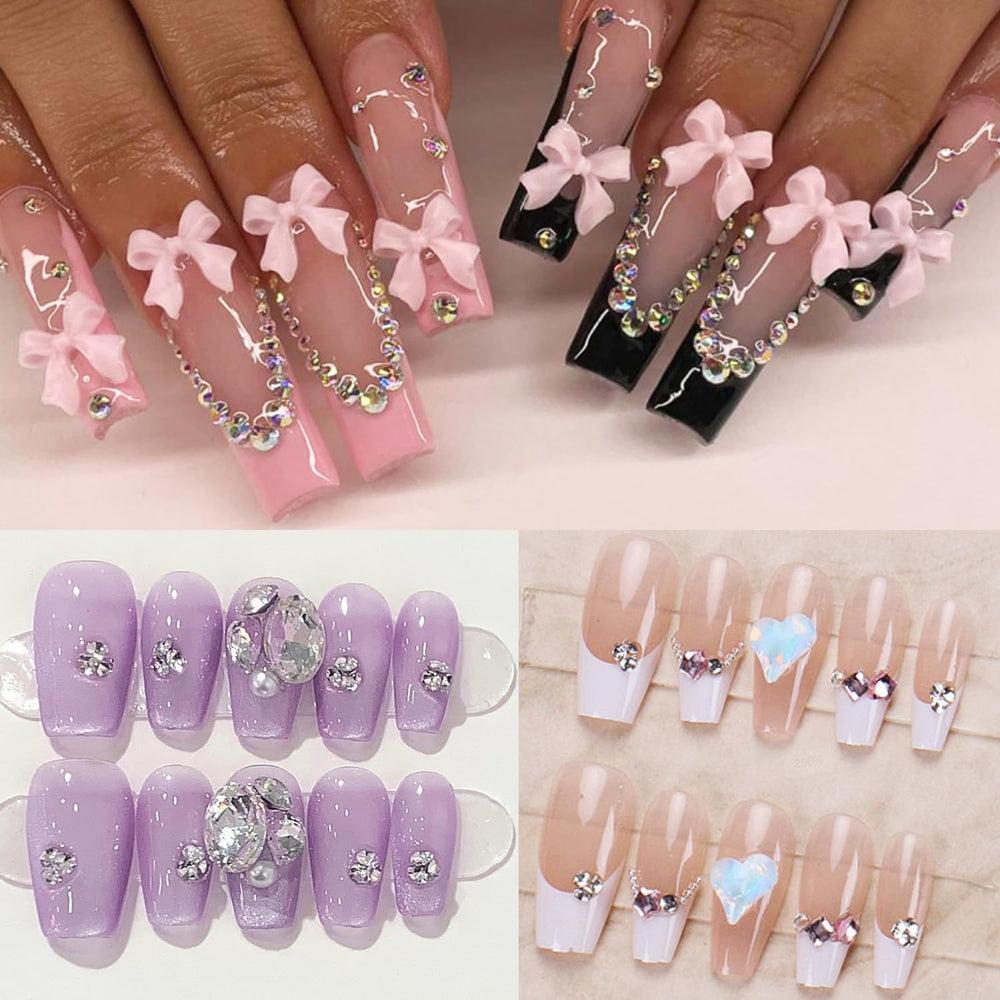 Kasither perles dorées et blanches pour une touche chic sur les ongles