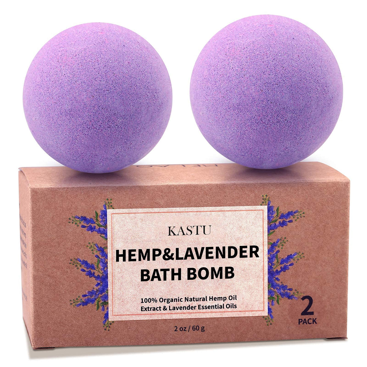kastu bombes de bain 2-pack emballage elegant ideal cadeau bien etre