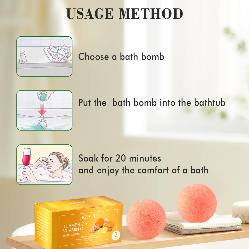 kastu boules bain vitamine-c citron: éclat et peau nourrie naturellement.