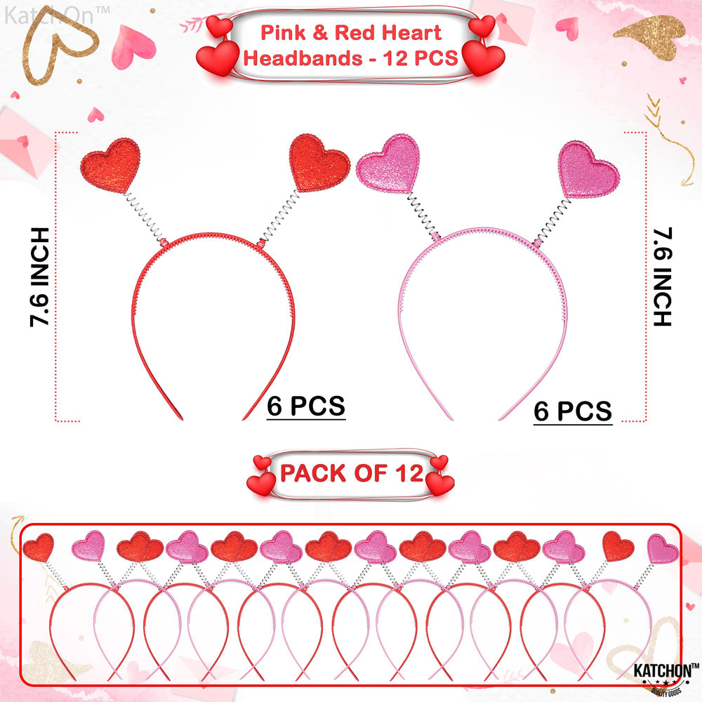 KatchOn cœur antenne pailleté rose, idée porte-fête pour un look glamour.