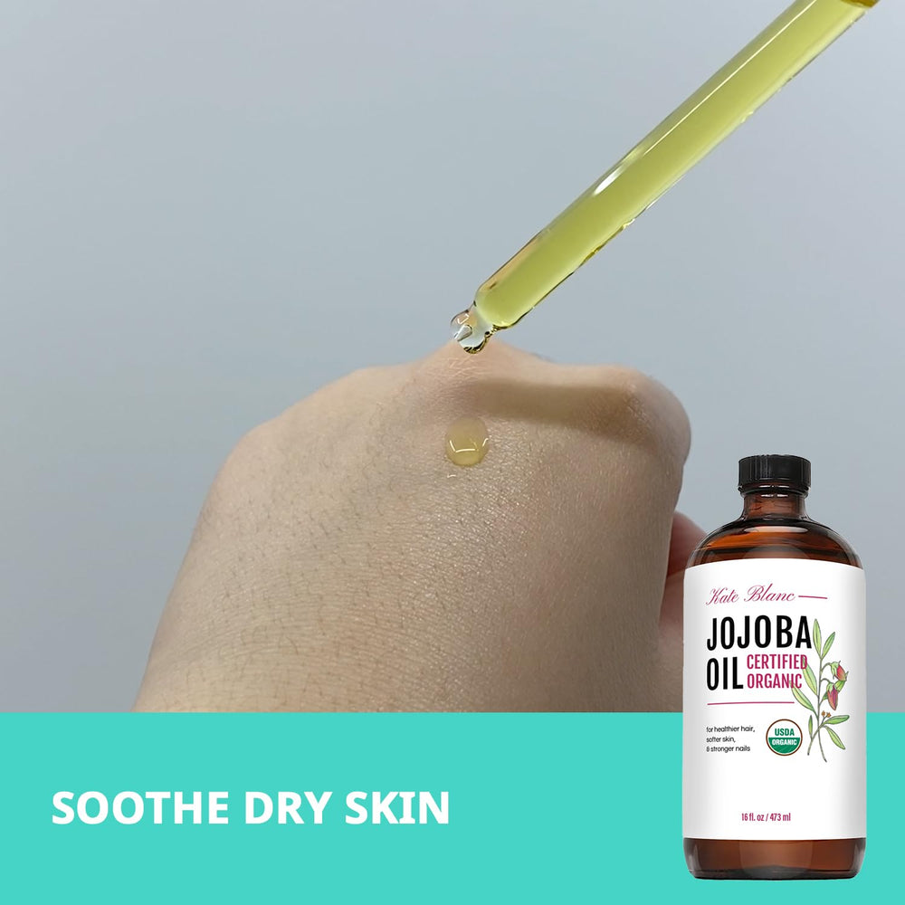 Base neutre pour sérums et actifs, Kate Blanc Cosmetics huile jojoba bio.