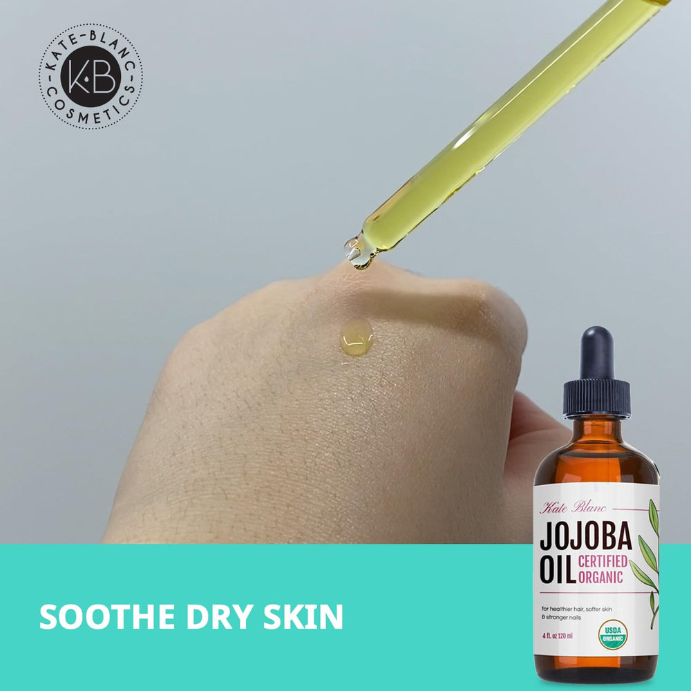 Kate Blanc Cosmetics huile jojoba soin corps et mains qui apaise la peau