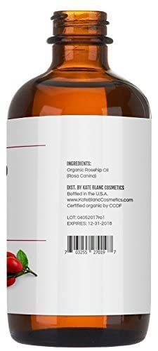 Kate Blanc Cosmetics Rosehip Oil – soin cheveux, brillance naturelle.