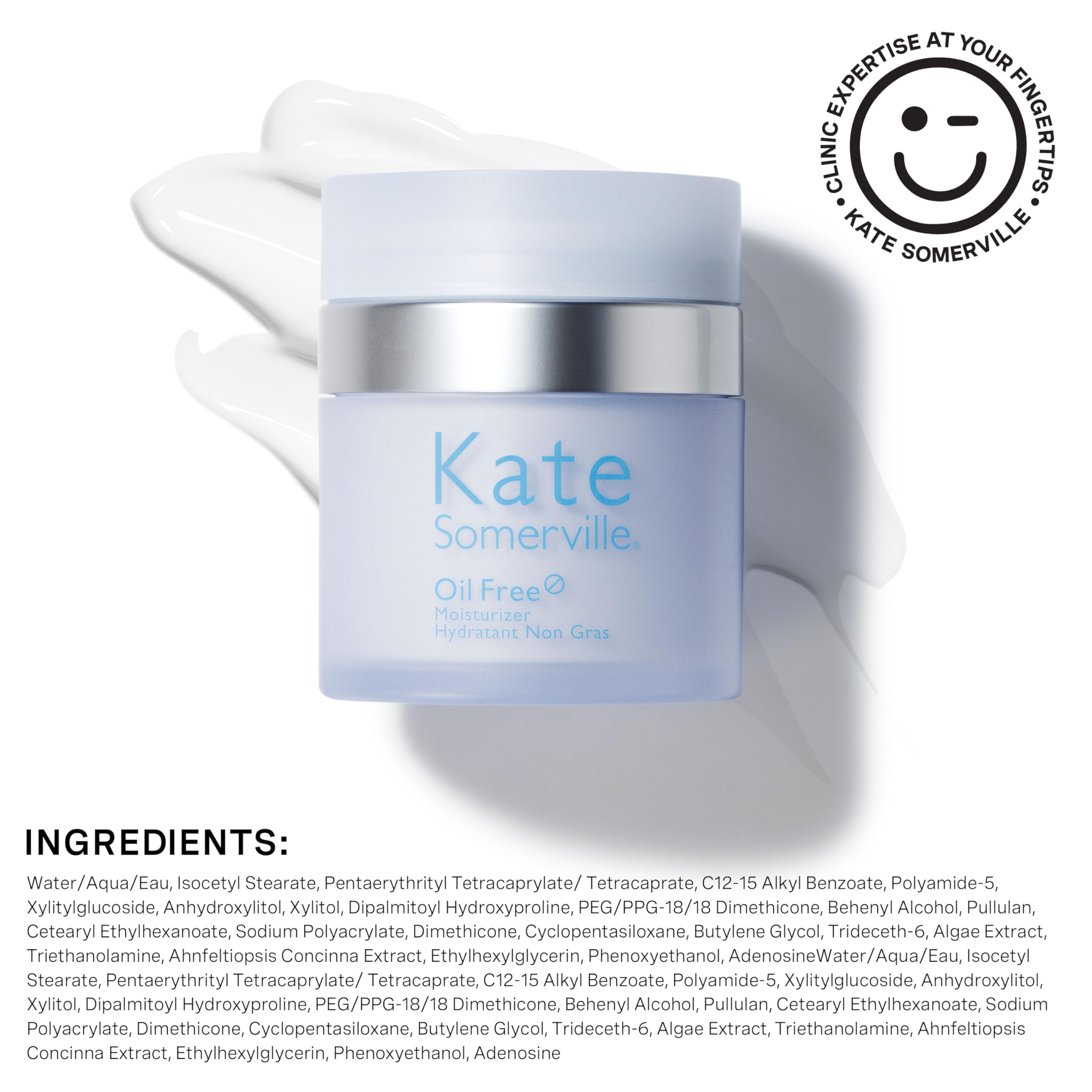 Kate Somerville ingrédients clés acides aminés essentiels nourrissants.