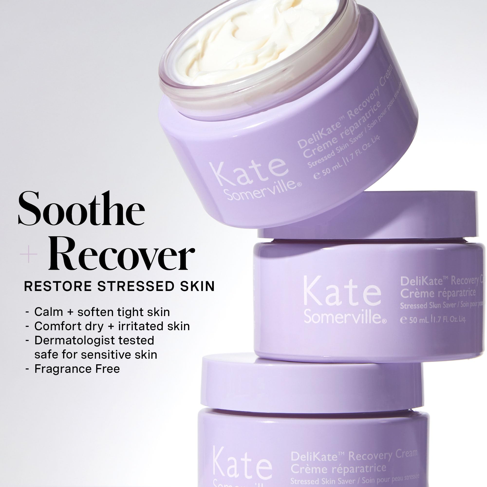 Texture légère Kate Somerville DeliKate, hydratation rapide