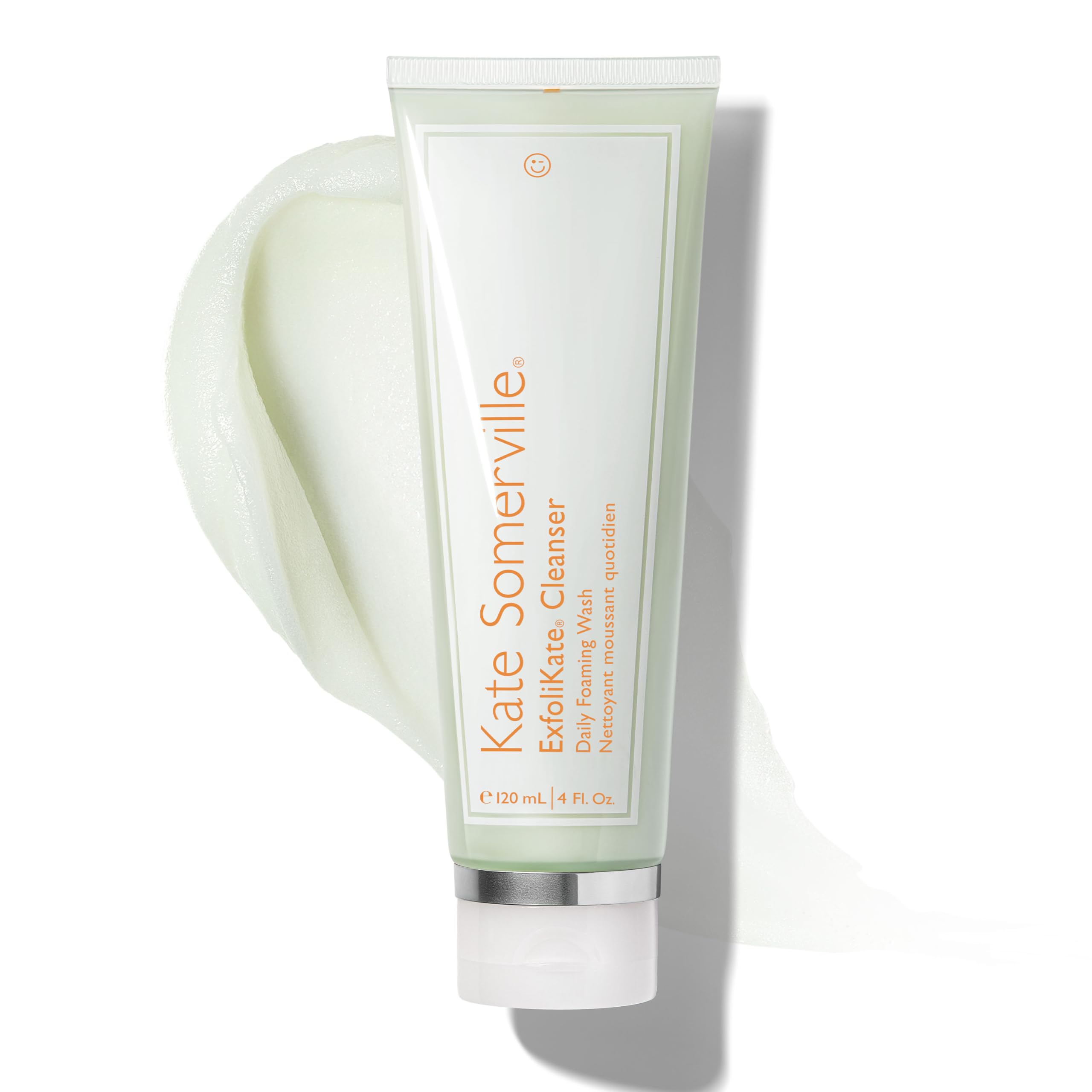 Kate Somerville Exfolikate Cleanser – bouteille 4 oz, nettoie en profondeur et laisse la peau rafraîchie.