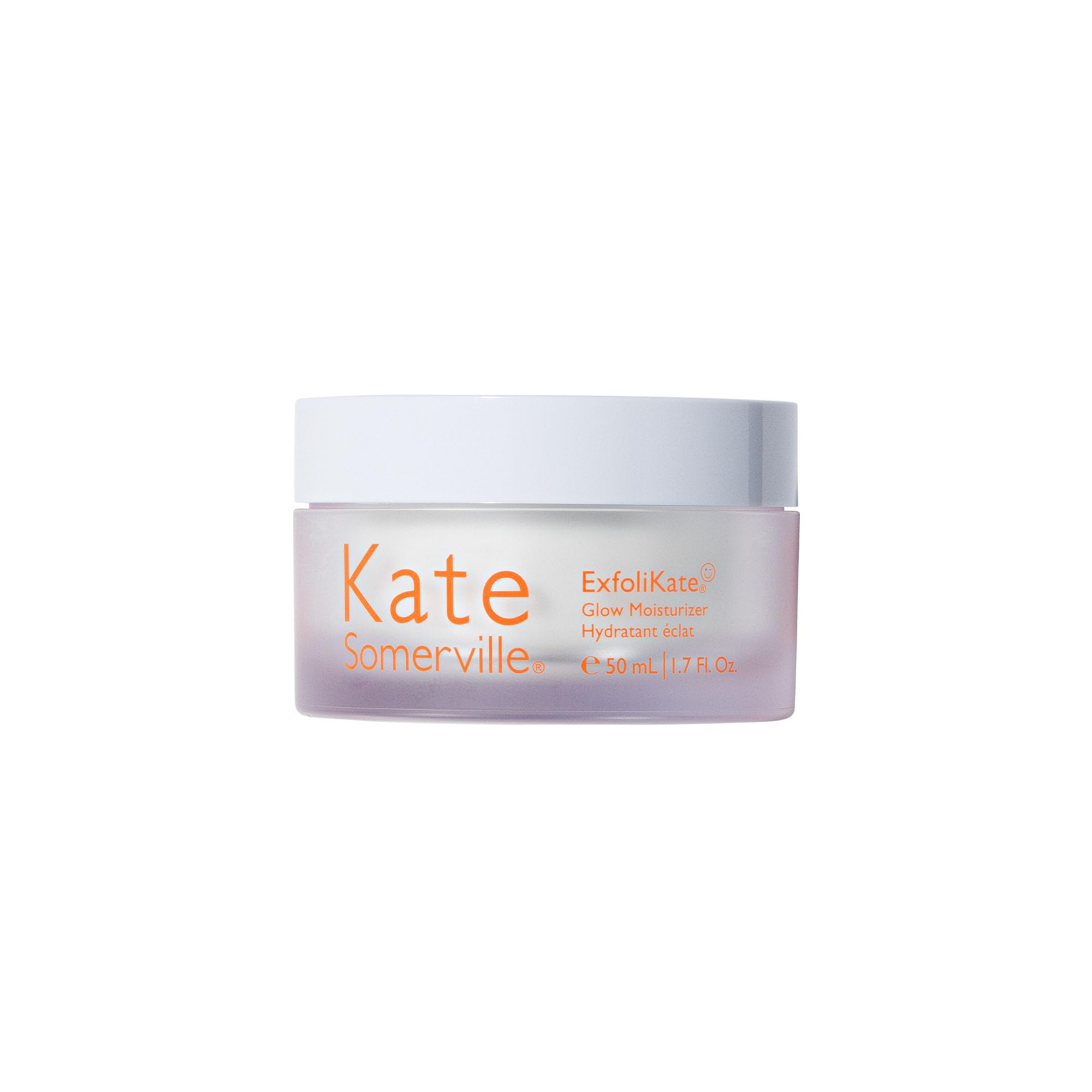 Rituel beauté avec Kate Somerville ExfoliKate Glow Moisturizer pour un teint lumineux.