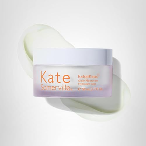 Utilisation quotidienne avec Kate Somerville ExfoliKate Glow Moisturizer, idéal seul ou sur sérum.