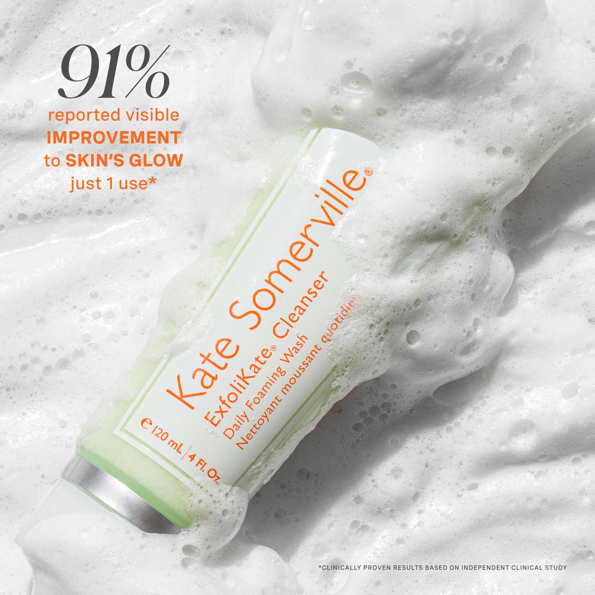 Kate Somerville ExfoliKate, texture-gel exfoliante, révèle une peau plus lisse
