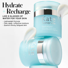 Kate Somerville HydraKate – pot ouvert révèle hydratation rapide pour peau sèche.