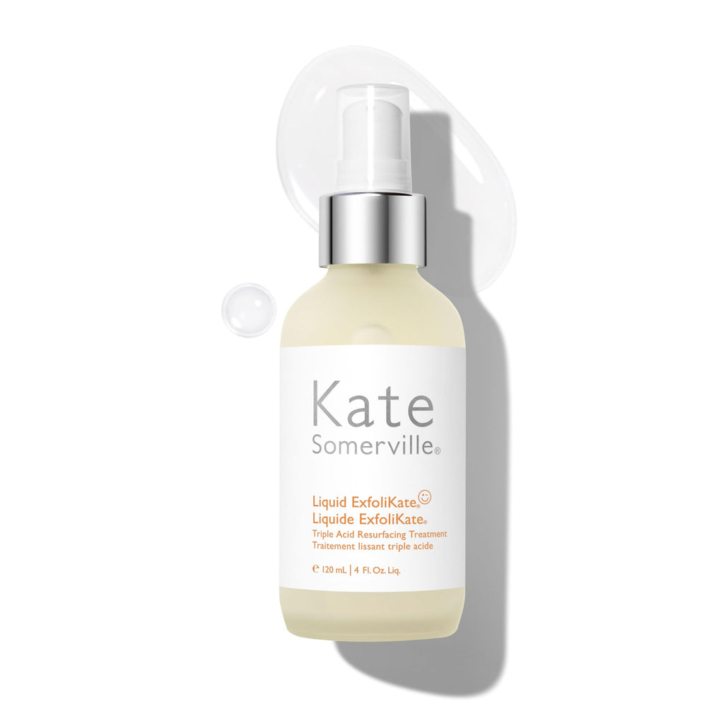 Bouteille Kate Somerville Liquid ExfoliKate prête à l’emploi pour exfolier en douceur.