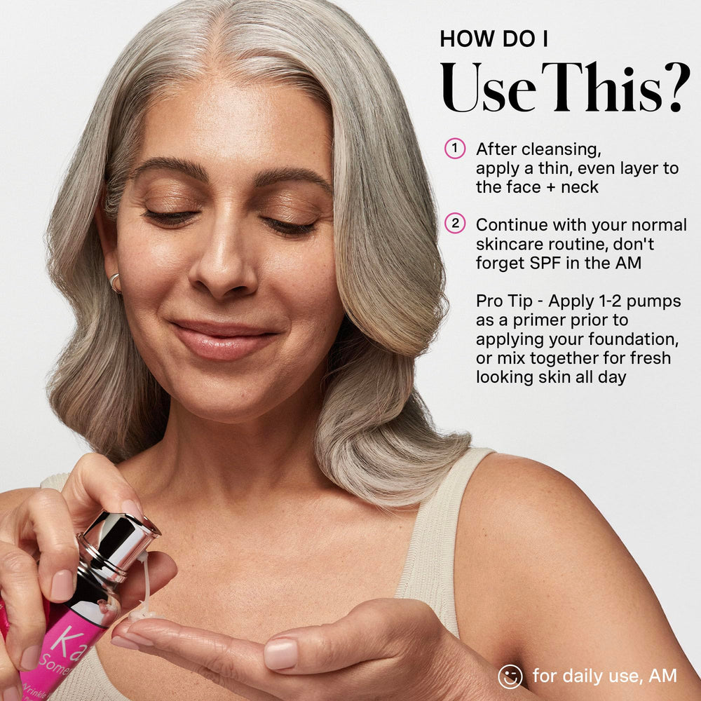 Kate Somerville Wrinkle Warrior, serum-creme: douceur et plumping visibles.