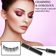Cils magnétiques douze paires réutilisables pour divers looks