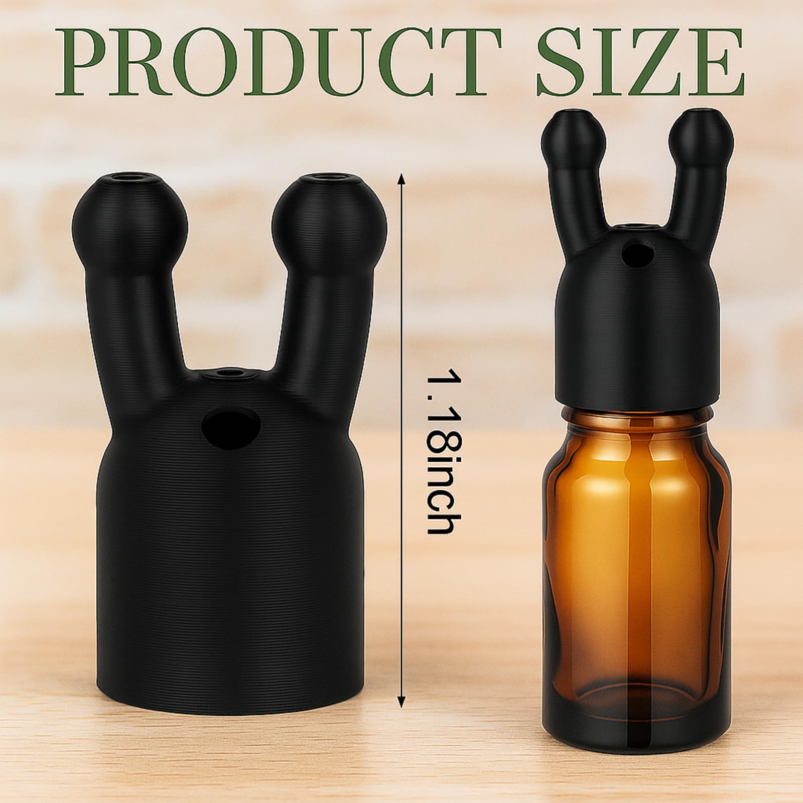 Kathfly cap-inhalateur noir en duo, pratique et réutilisable au quotidien.